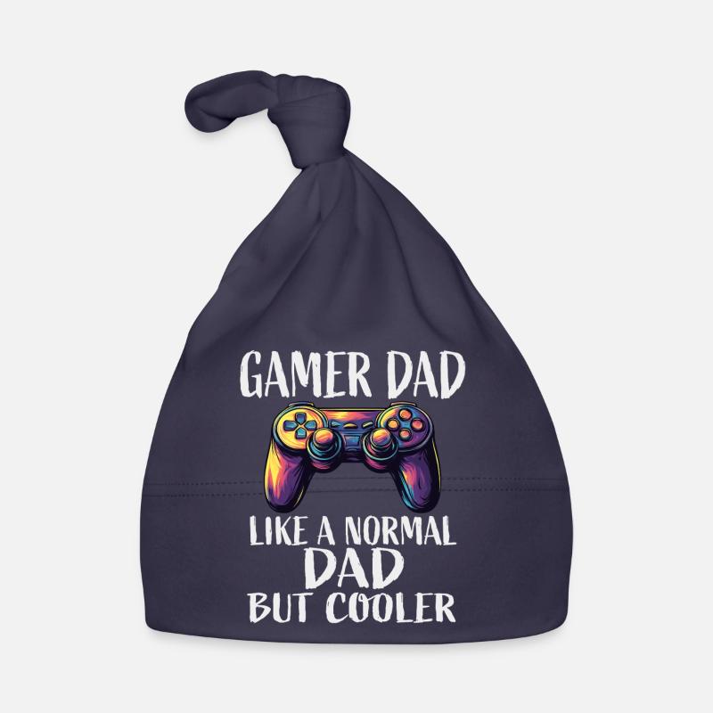 Gamer Dad Cooler Controller Spruch Baby Bio-Mütze