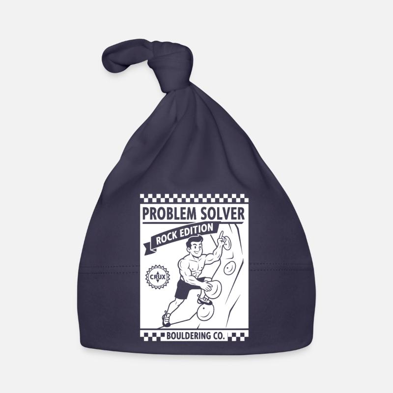 Problem Solver Rock Edition Climbing Wall Fun Organic Baby Cap