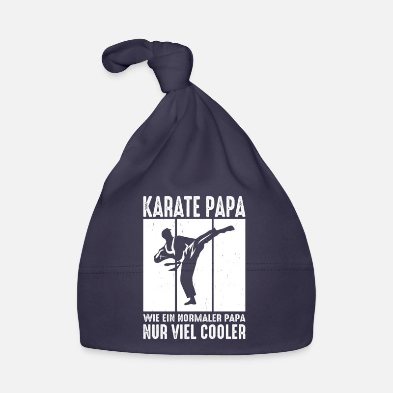 Papa de karaté comme un papa normal, mais bien plus cool Bonnet bio Bébé