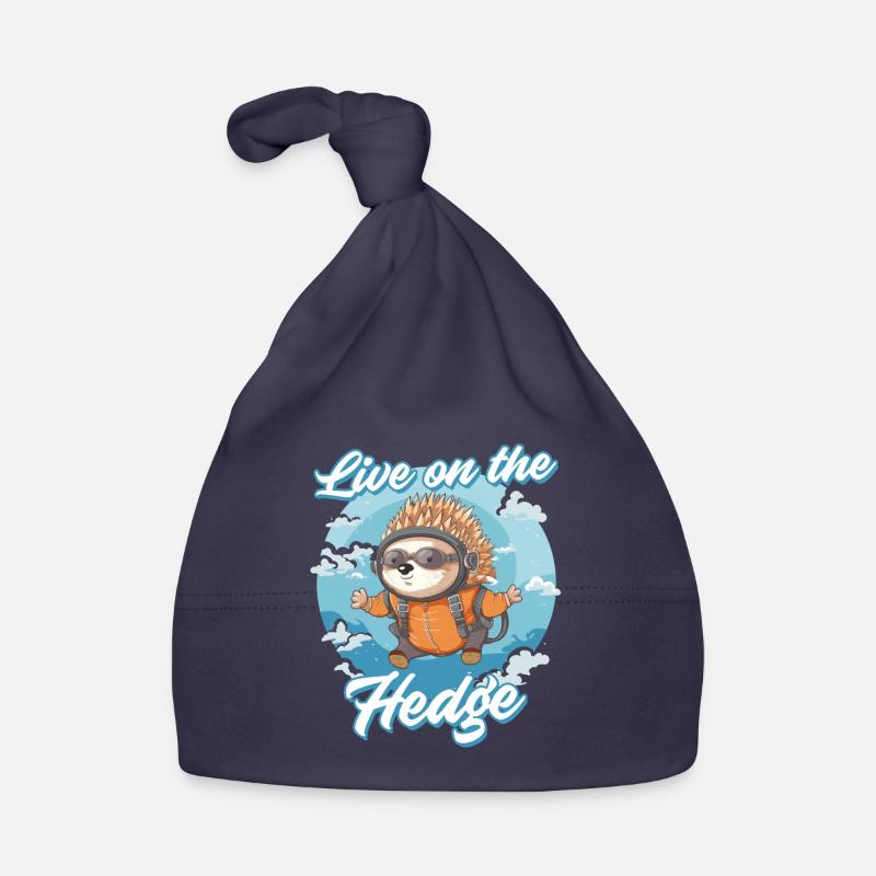Igel Tag Hedgehog Day Live On the Hegde Organic Baby Cap