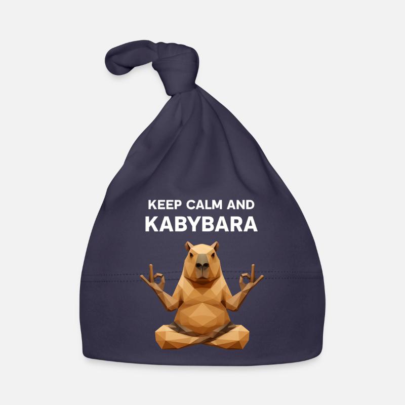 Keep Calm Kabybara Organic Baby Cap