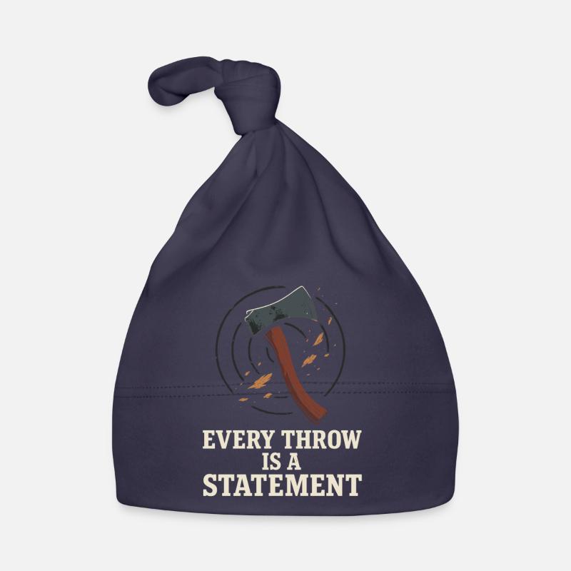 Women's Axe Throwing Gift I Slots Organic Baby Cap