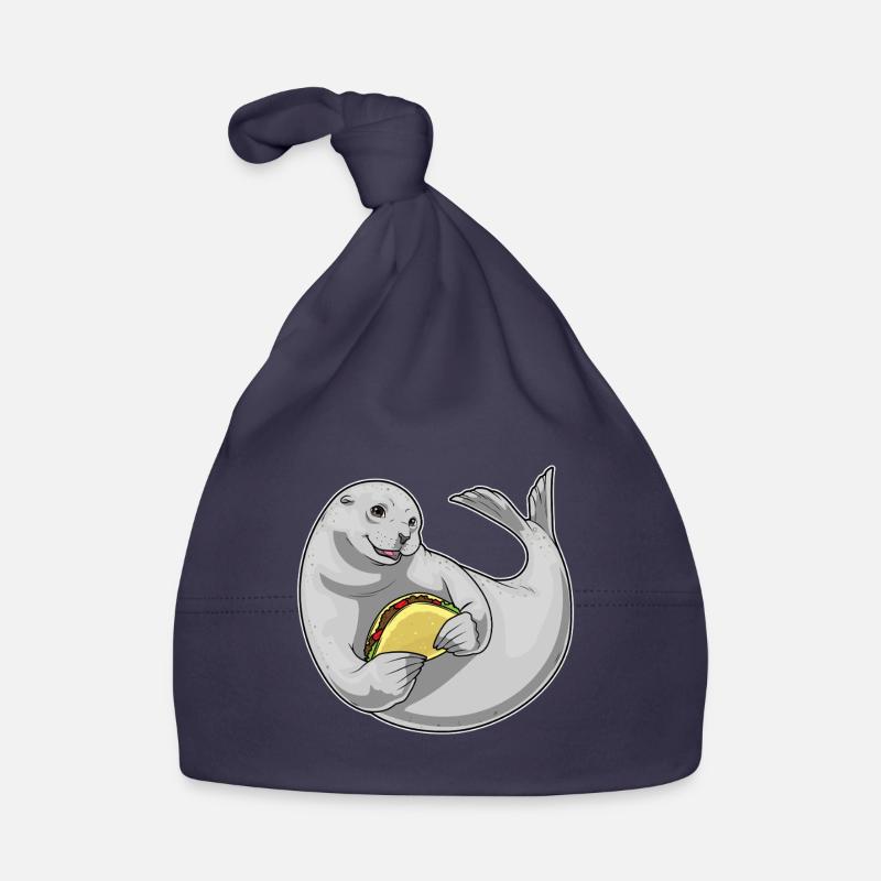 Seal Taco Organic Baby Cap