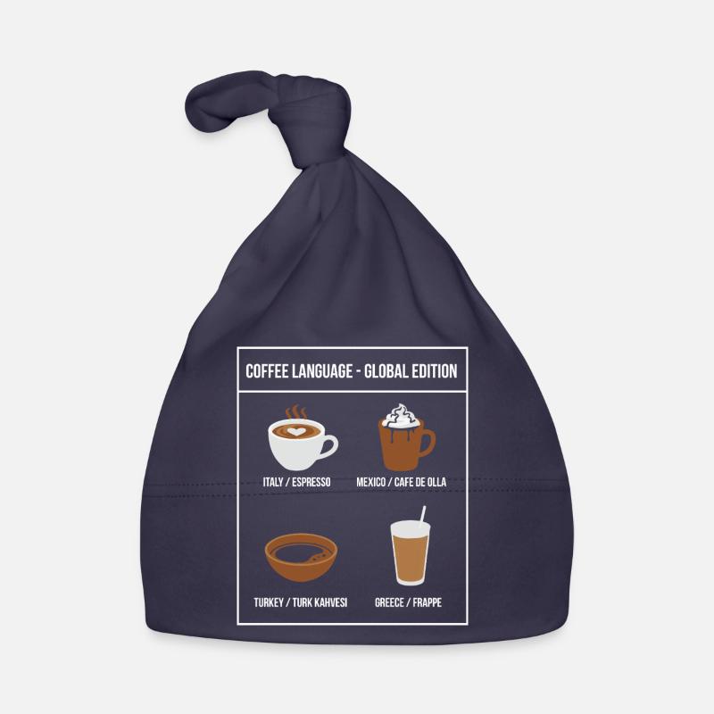 Coffee Language Global Edition Baby Bio-Mütze