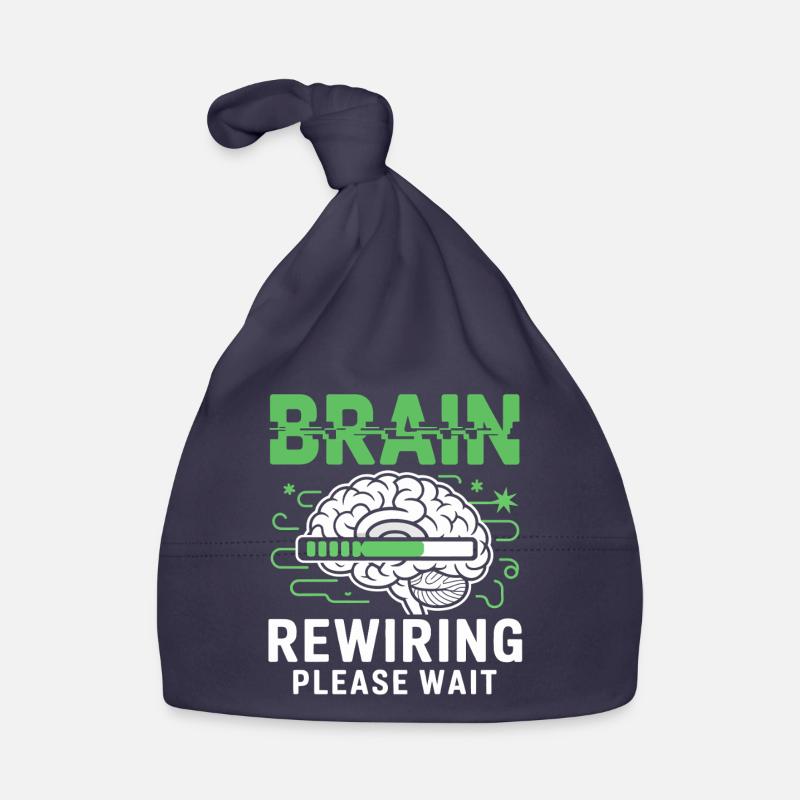 Brain Restart Please Wait Organic Baby Cap