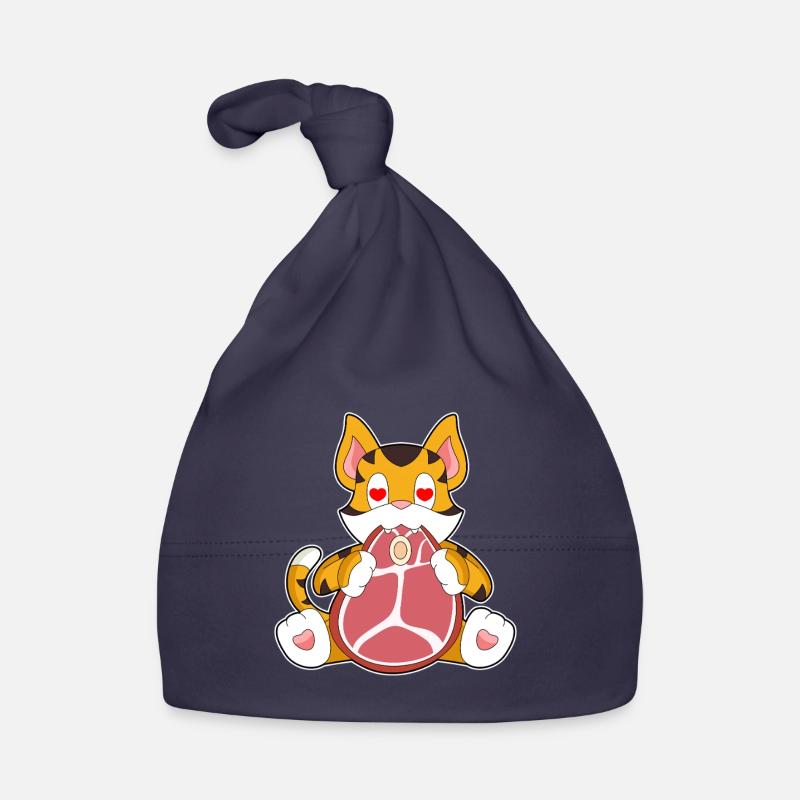 Tiger Fleisch Baby Bio-Mütze