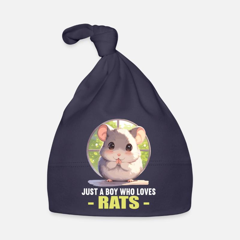 Ratten Ratte Baby Bio-Mütze