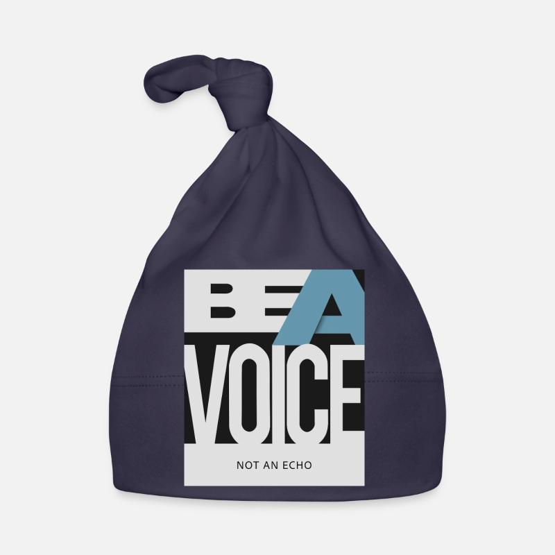 Be a Voice – Not an Echo Baby Bio-Mütze