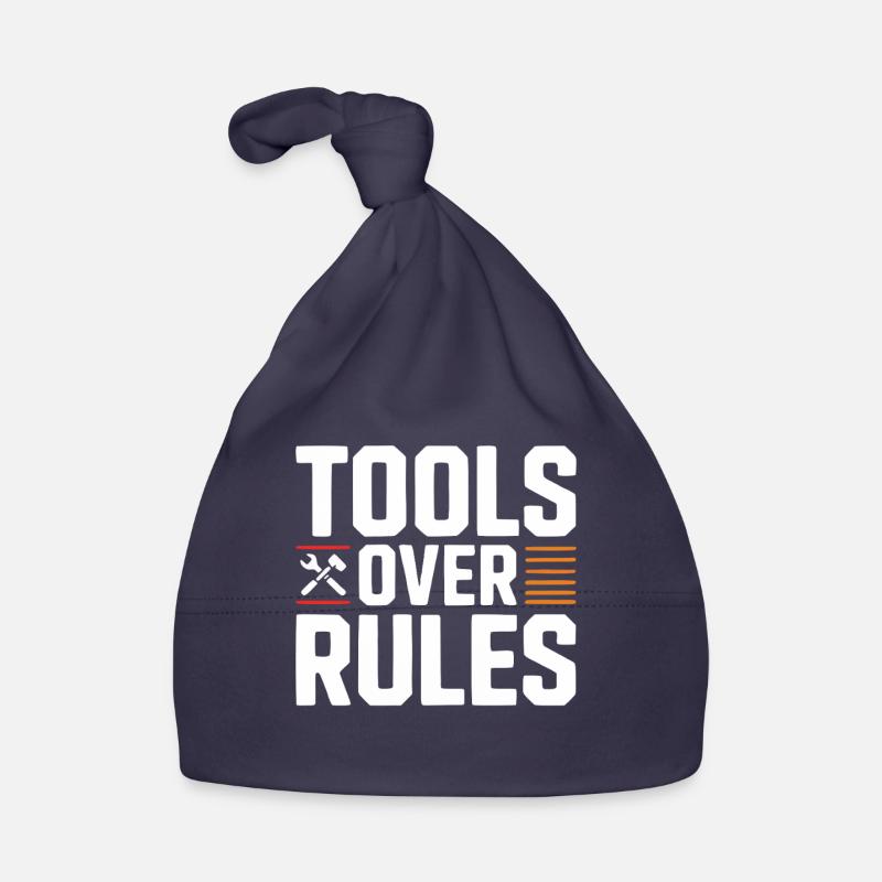 Tools Over Rules Statement Design Baby Bio-Mütze