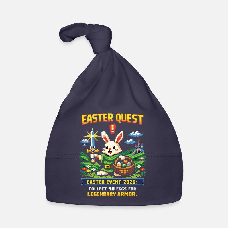 Easter Quest Pixelhase und Lootkorb Baby Bio-Mütze