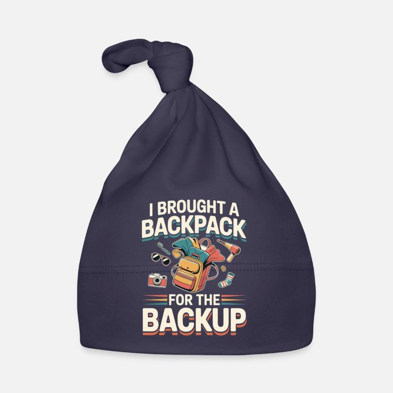 Travel Backpacking Chaotic World Discover Organic Baby Cap