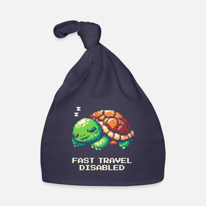 Fast Travel Disabled | Turtle Organic Baby Cap