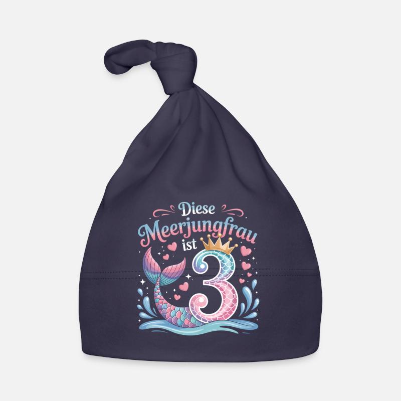 Cette sirène a 3 ans de filles Bonnet bio Bébé