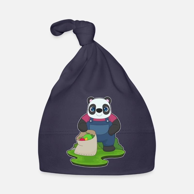 Panda Farmer Fruit Farm Organic Baby Cap