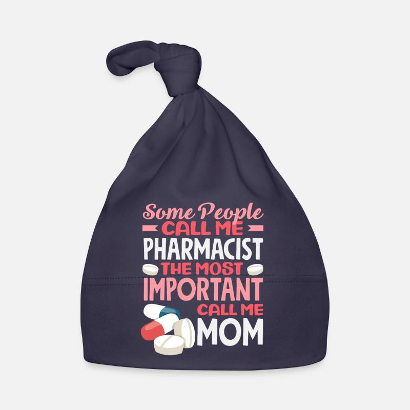 Apothekerin Mama Pharmazietechnikerin Mutter Baby Bio-Mütze