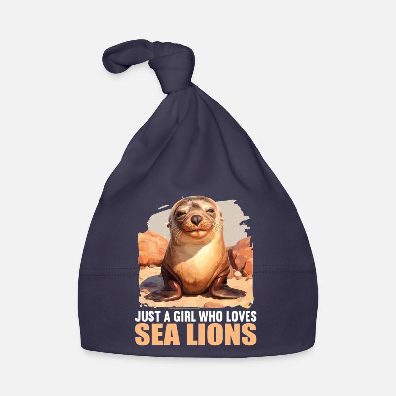 Seelöwen Seelöwe Baby Bio-Mütze
