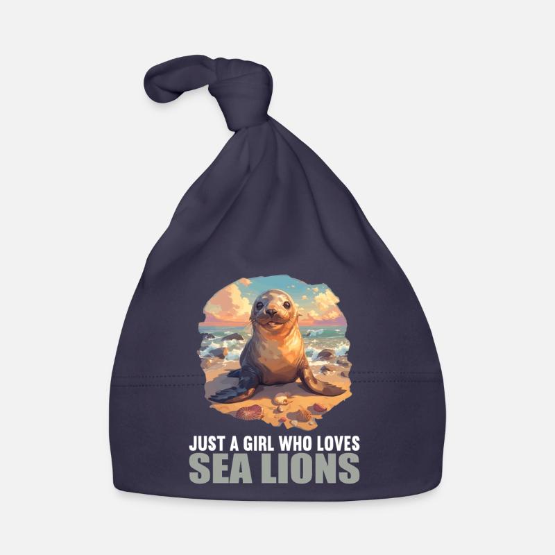 Seelöwen Seelöwe Baby Bio-Mütze