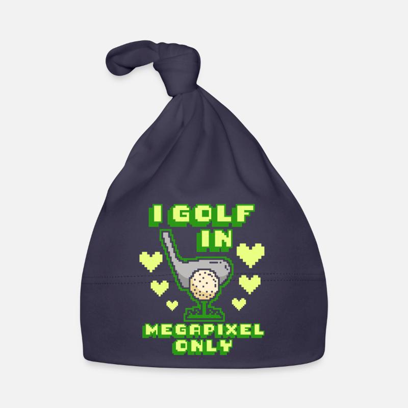 Golf Simulator I Golf En Mégapixels Uniquement Bonnet bio Bébé