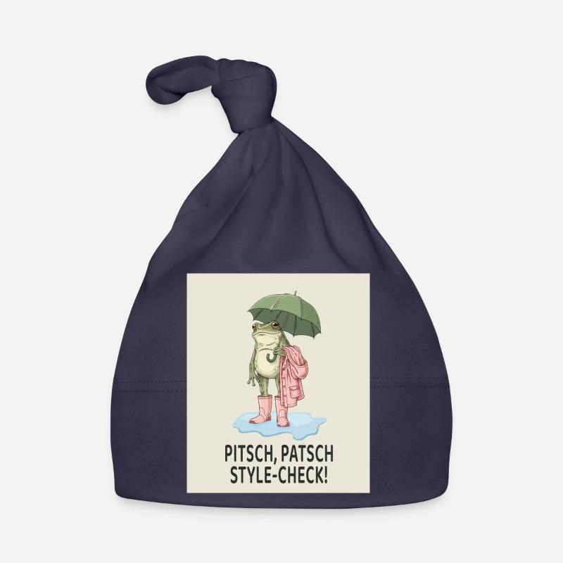 Cool frog in style check Organic Baby Cap