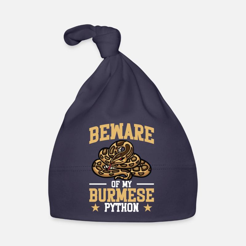 Python birman, peluche, serpent amoureux des reptiles Birmans Bonnet bio Bébé