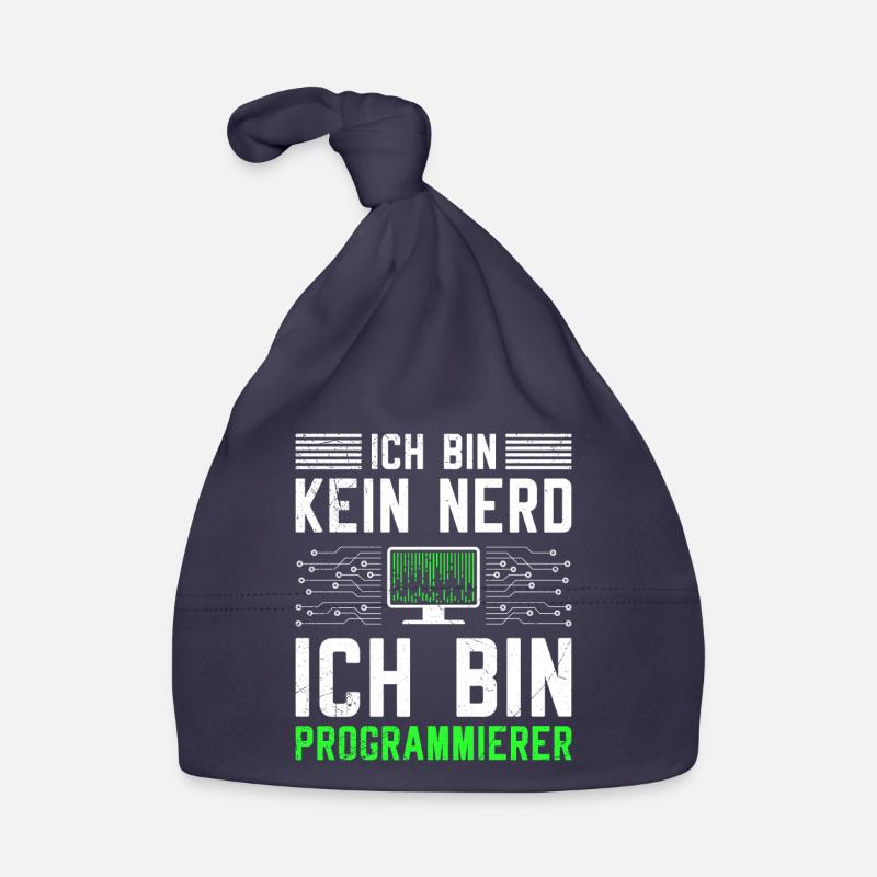 Computer I'M NOT A NERD I'M A PROGRAMMER Organic Baby Cap