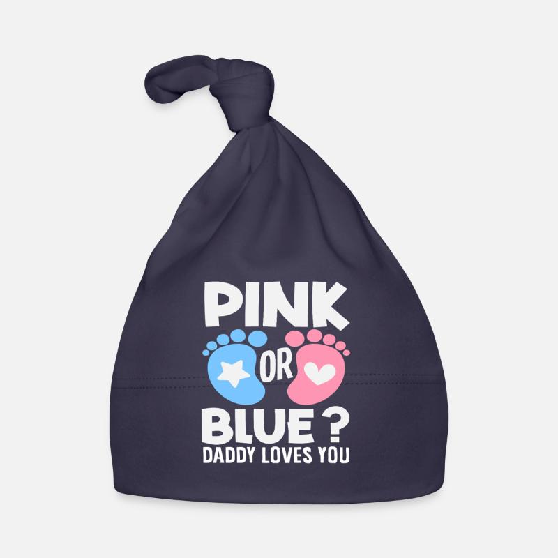 Pink Oder Blau Papa Liebt Dich Reveal Baby Bio-Mütze