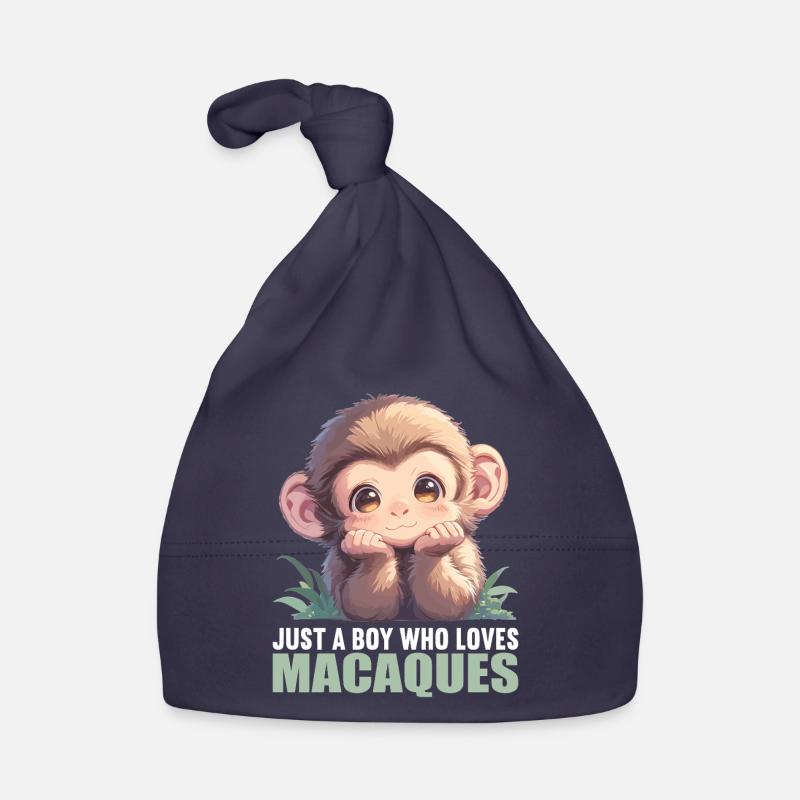 Macaque Macaque Bonnet bio Bébé