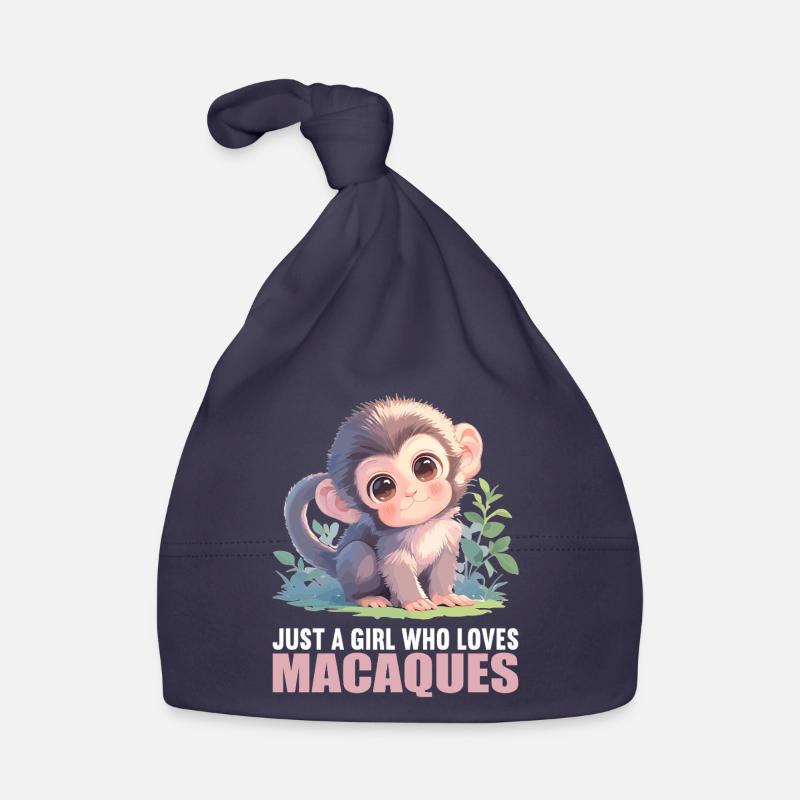 Macaque Macaque Bonnet bio Bébé