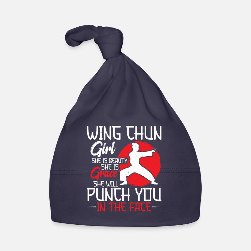 Instructeur de Kung Fu Sifu de Wing Chun Bonnet bio Bébé