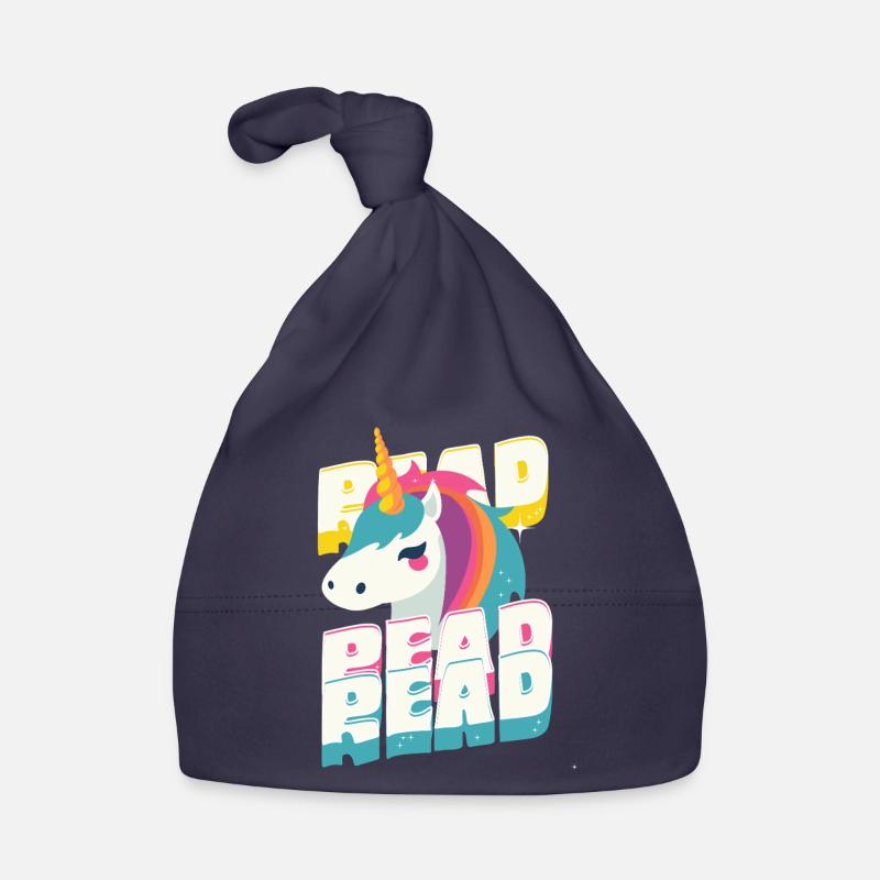 3x_Read - Licorne Bonnet bio Bébé