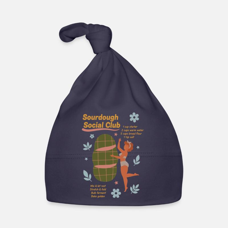 Sourdough Social Club Bread Baking Baker Organic Baby Cap