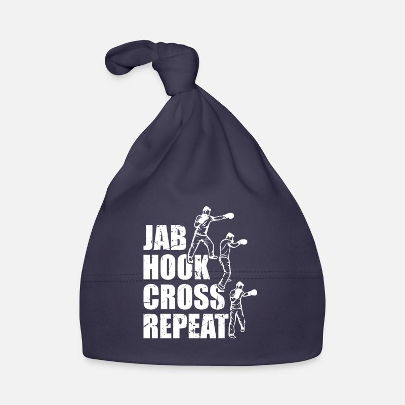 Jab Hook Cross Repeat Baby Bio-Mütze