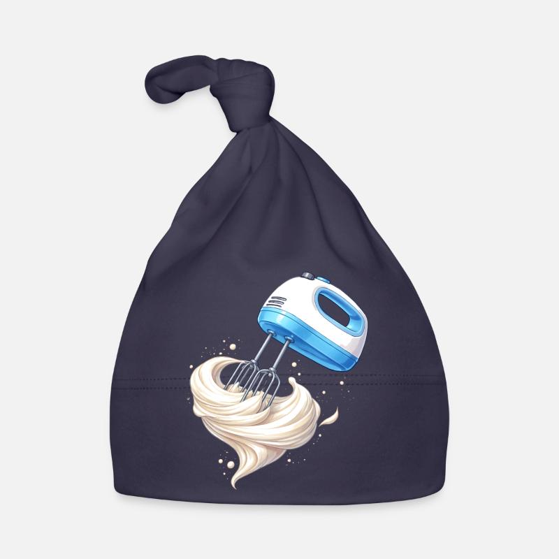 Conception de la batteuse à main à la crème fouettée Bonnet bio Bébé