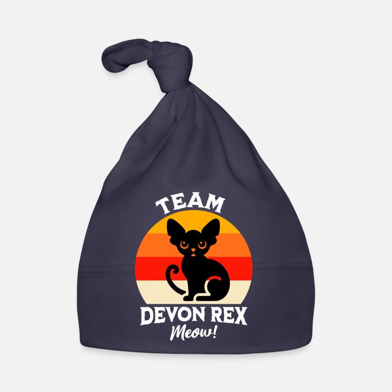 Team Devon Rex Baby Bio-Mütze