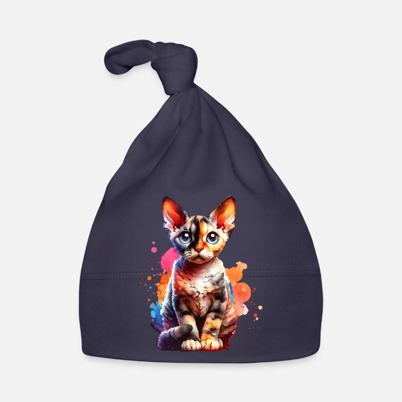 Cadeau Devon Rex Bonnet bio Bébé