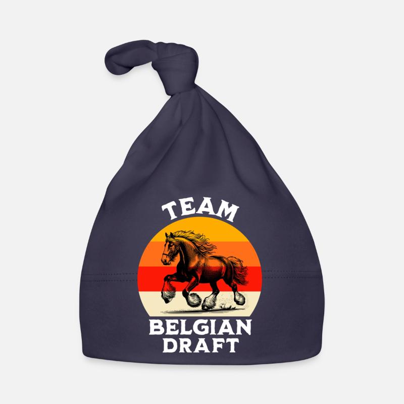 Équipe Belge du Cheval de Trait Bonnet bio Bébé