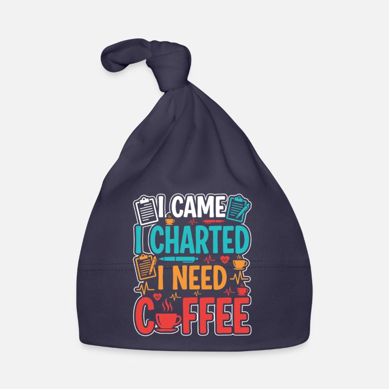 Night Shift Nurse, Tired Organic Baby Cap