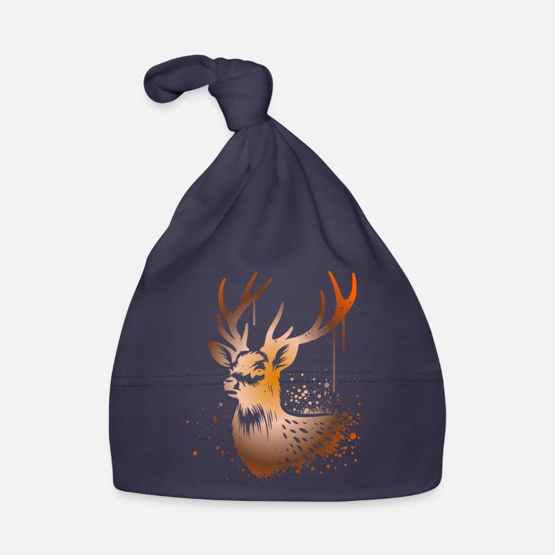 Cerf Sikahirsch Sika Bonnet bio Bébé