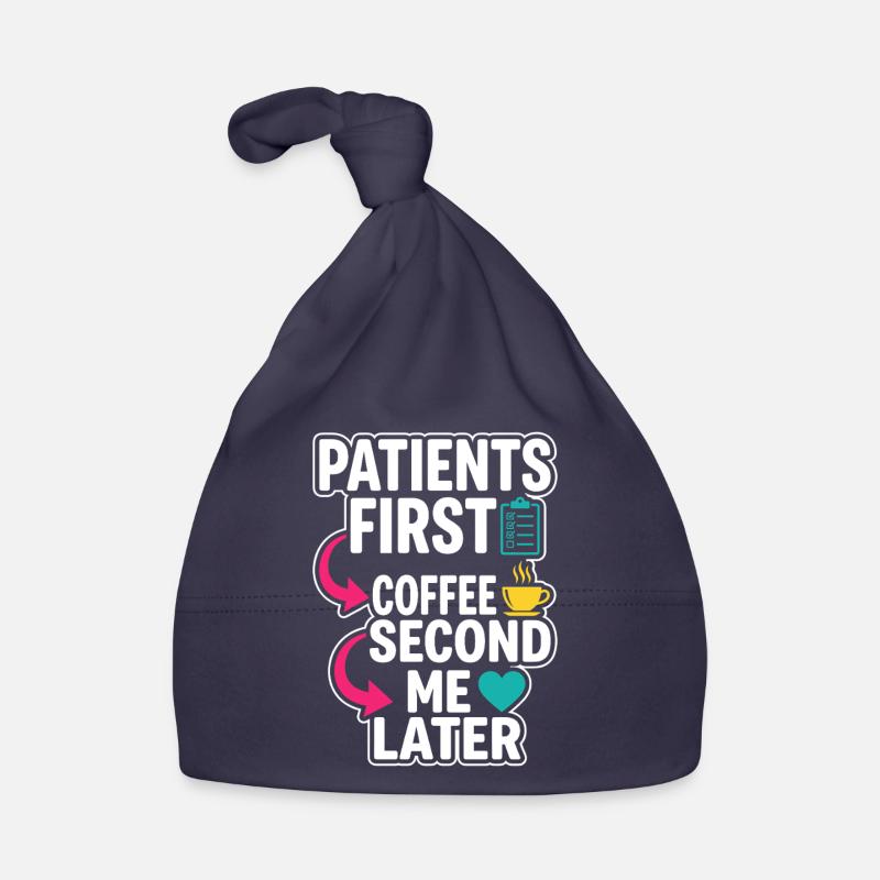 Night Shift Nurse, Tired Organic Baby Cap
