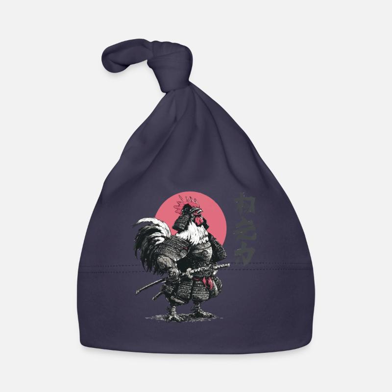 Imprimé d’armure samouraï coq Bonnet bio Bébé
