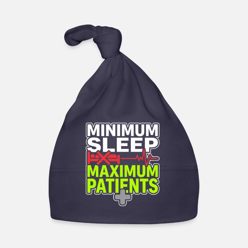 Night Shift Nurse, Tired Organic Baby Cap