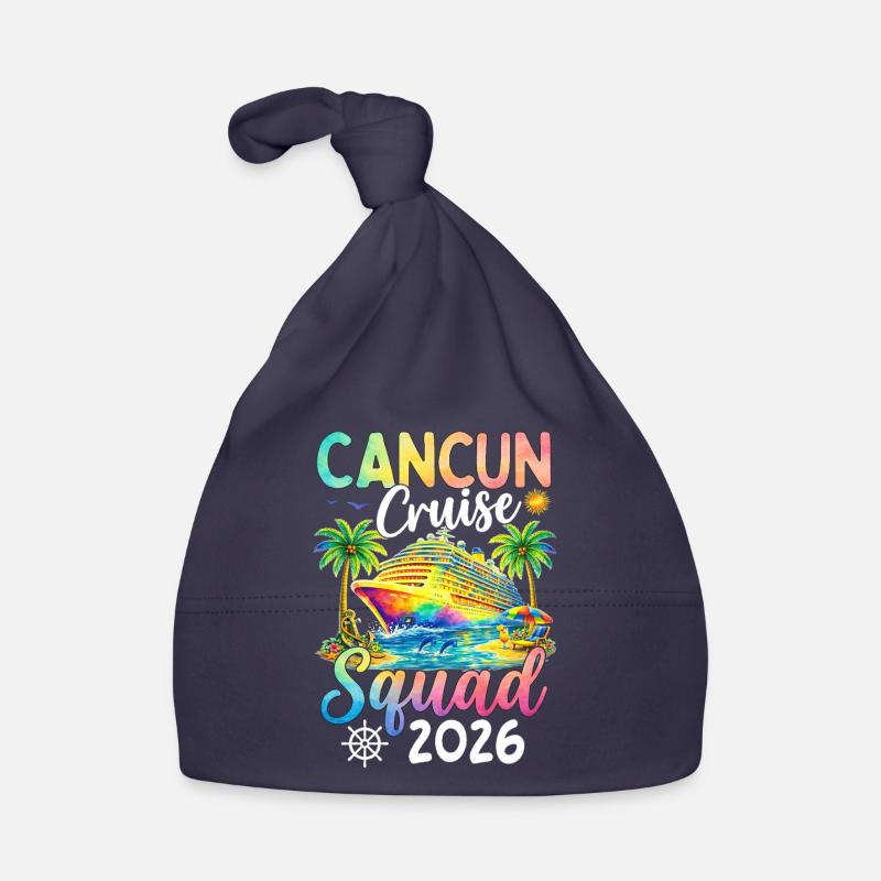 Équipe de croisière de Cancún 2026 Bonnet bio Bébé