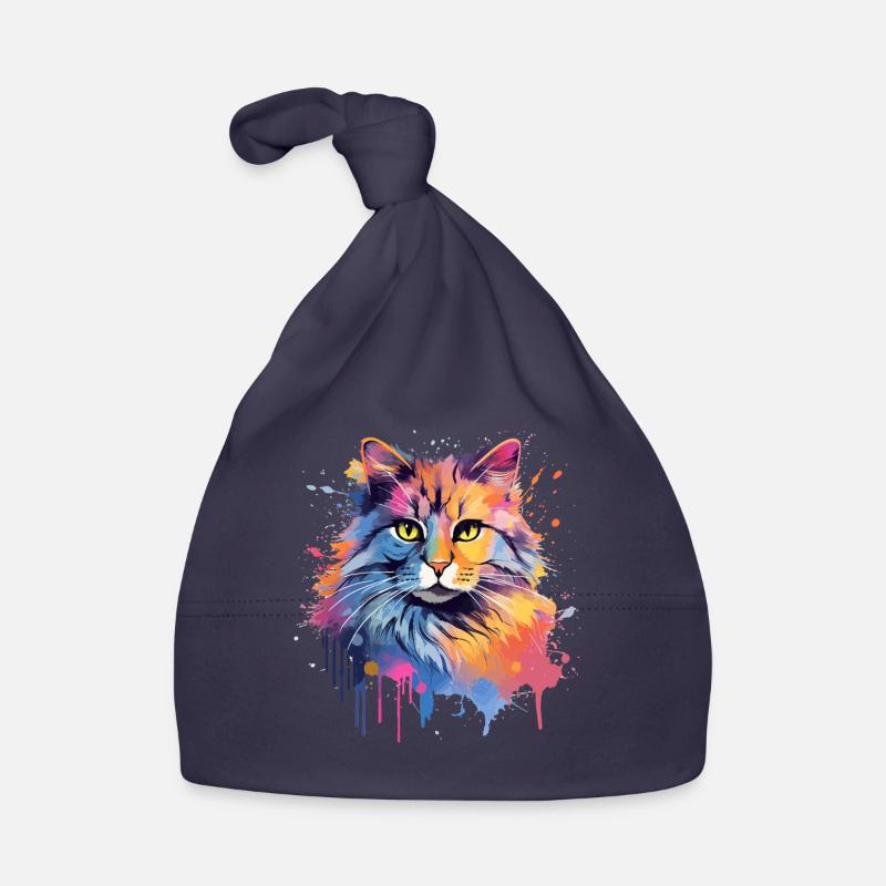 Face de chat à queue courte américaine Bonnet bio Bébé