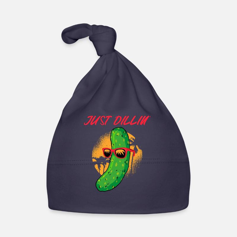 Juste Dillin Cool Concombre Chill Vintage Bonnet bio Bébé