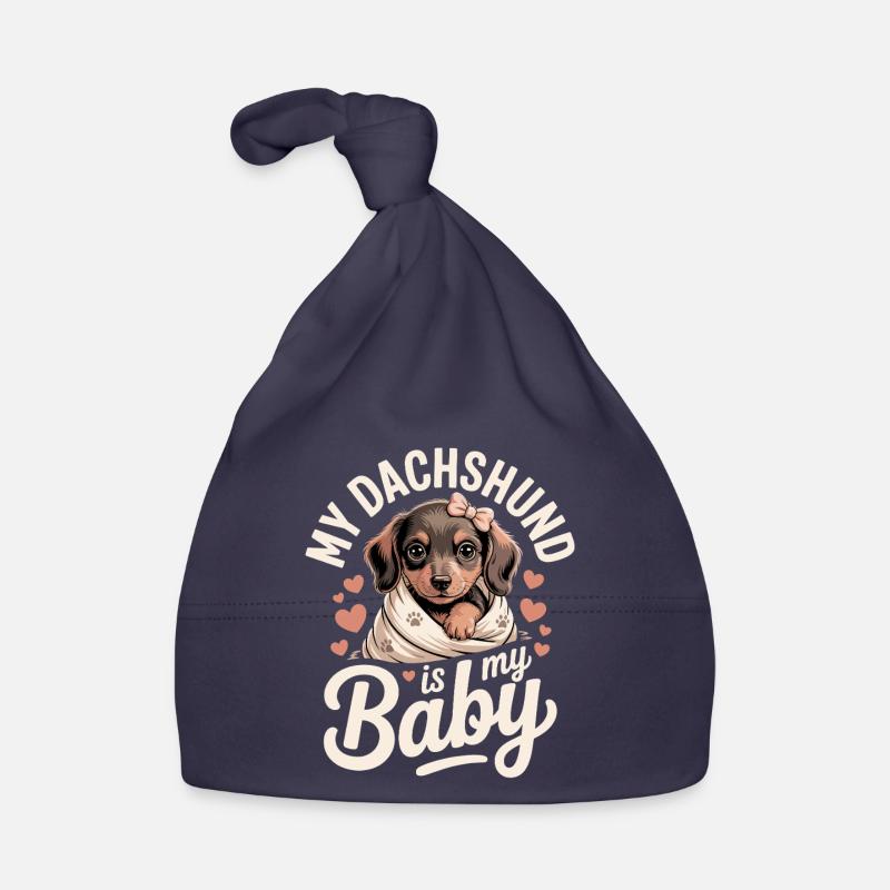 Bébé teckel Bonnet bio Bébé