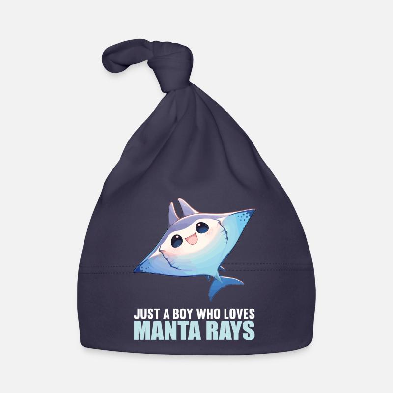 Rays Manta Rays Organic Baby Cap