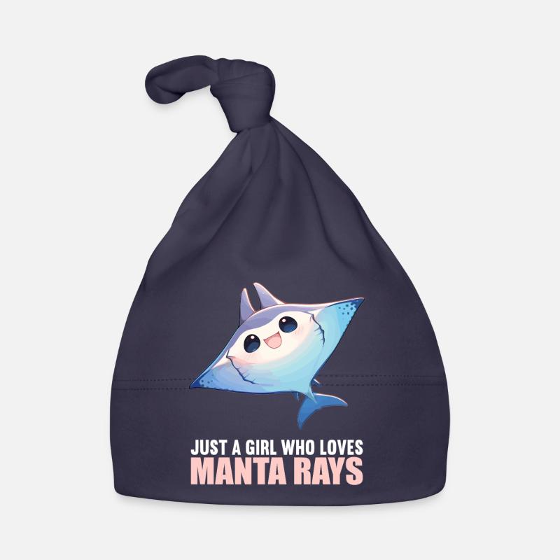 Rochen Mantarochen Baby Bio-Mütze