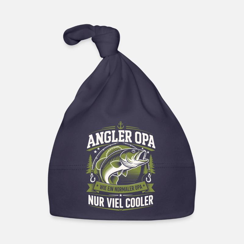 Angler Opa Viel Cooler Baby Bio-Mütze