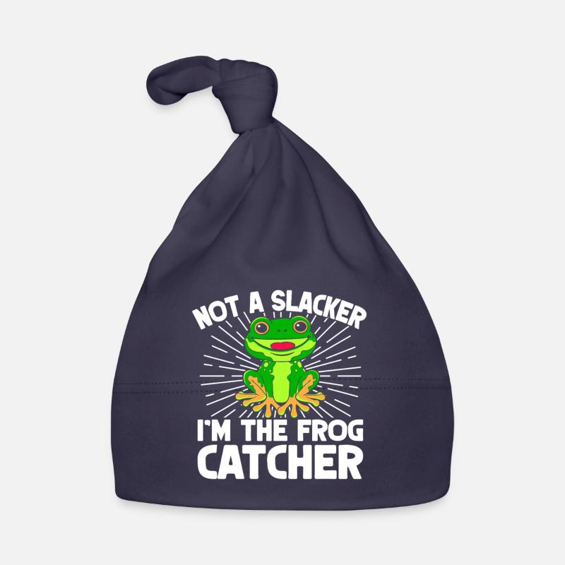 Frog Catcher Not A Slacker Frog Baby Bio-Mütze