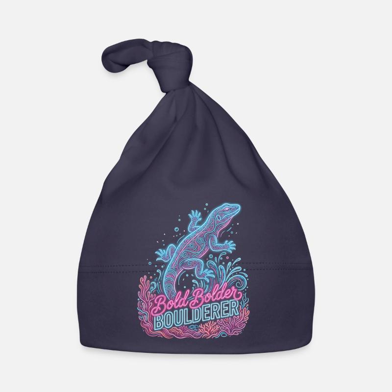Bouldern Bold Bolder Boulderer Baby Bio-Mütze